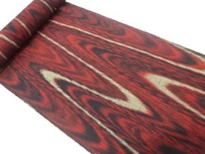 アンティーク　壺垂模様織り出し　着尺反物